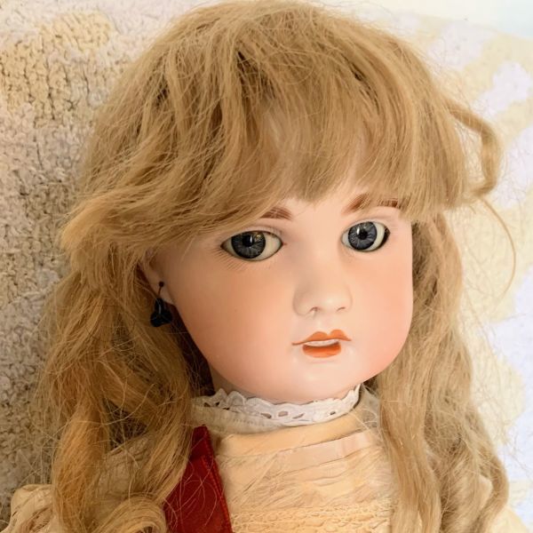 ジュモー JUMEAU ビスクドール フランス 女の子 赤ちゃん オールドベビードール アンティーク 1900年代 53cm 人形 ドール 112711113