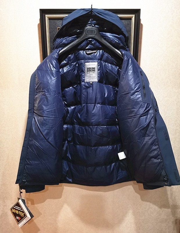 最上級プレミアムダウン※定価16万◆イタリア・ミラノ発*BOLINI*GORE-TEX/ゴアテックス・超防水/防風・極地防寒ダウンジャケットＭ・紺_画像9