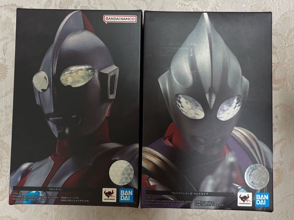 S.H.Figuarts(真骨彫製法) ウルトラマンティガ マルチタイプ と　ウルトラマン　2体セット　フィギュアーツ 検索　シンウルトラマン