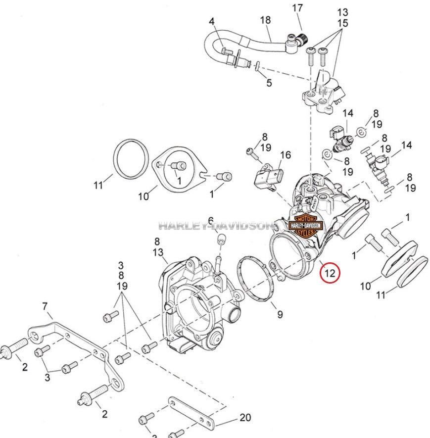 《HD128》ハーレーダビッドソン ミルウォーキーエイトエンジン 純正 インテークマニホールド 27300121 極上品_画像10