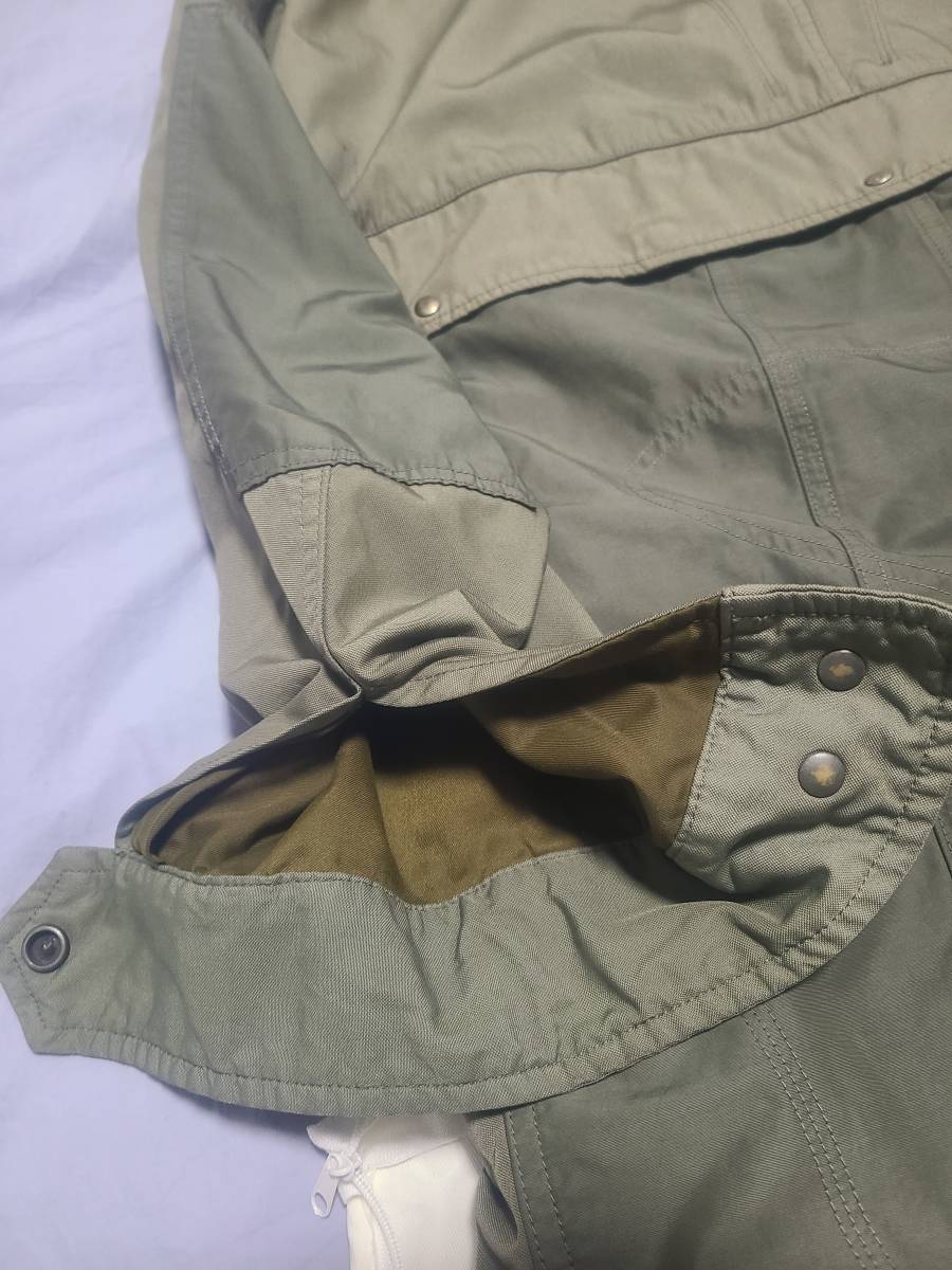 ダブル/ミストブルー visvim 20FW PARATROOPER COAT (NY/C