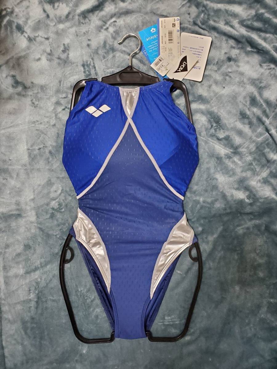 アリーナ ブルーカラー 競泳水着 M ハイレグ スポーツ水着 ハイカット