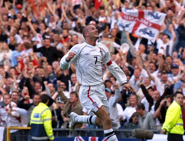 02-03イングランド ENGLAND(H)#7 ベッカム BECKHAM 長袖 02W杯予選 ギリシャ戦仕様 S or XL 02日韓W杯決勝戦 イングランド 7番 BECKHAM ベッカム ユニフォーム