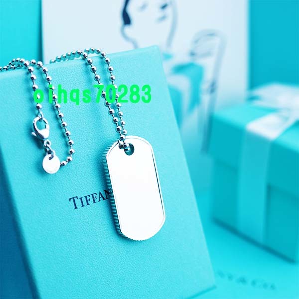 ♪即決♪新品　未使用 TIFFANY &Co. ティファニー ドッグタグネックレス