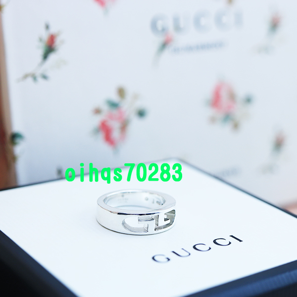 激安通販の ♪即決♪新品 未使用 GUCCI グッチ ダブルGリング8号