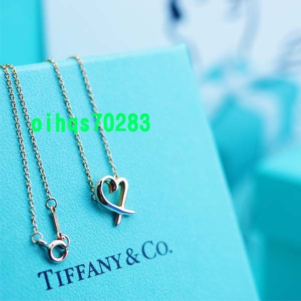 ♪ Основное решение ♪ Новое неиспользованное Tiffany &amp; Co. Tiffany Rout Heart Ожерелье розовое золото