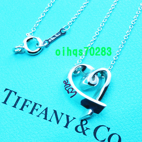 ♪即決♪新品　未使用 TIFFANY &Co. ティファニーラビングハートloveネックレス_画像2