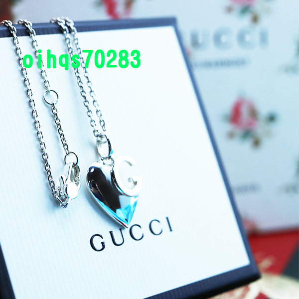 ♪即決♪新品　未使用 GUCCI　グッチ　Gロゴインハートネックレス