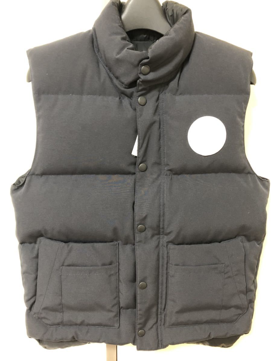 美品 CANADA GOOSE × EDIFICE別注 WINDSOR VEST カナダグース エディフィス 別注 ダウンベスト ダウンジャケット ダウン ベスト ネイビー_画像1