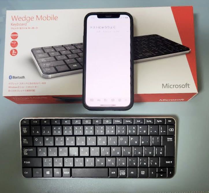 マイクロソフト WEDGE Mobile Keyboard Bluetoothキーボード _画像8