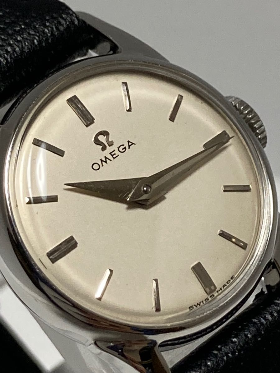 極美品! OMEGA オメガ アンティーク ベルト新品交換済み レディース