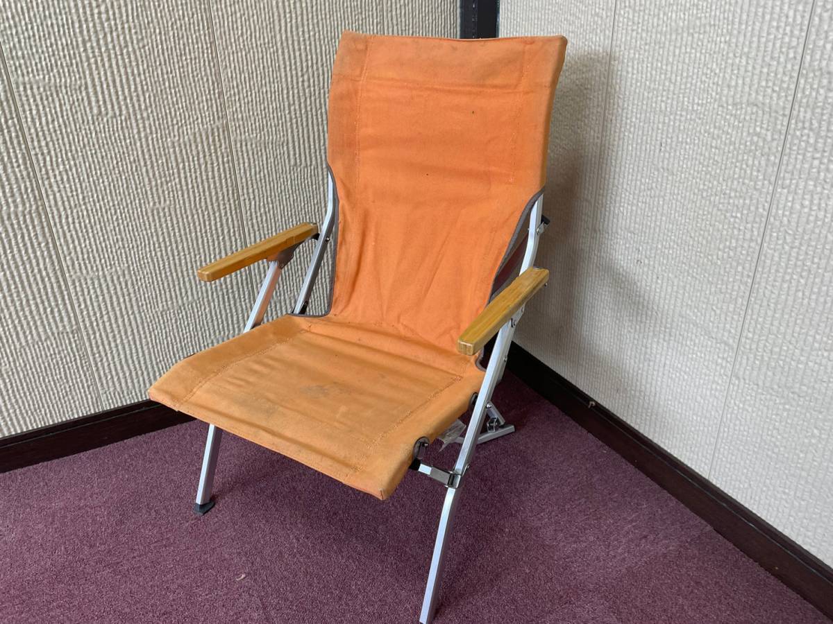 ヤフオク! - スノーピークsnowpeak ローチェア30 オレンジ 使...