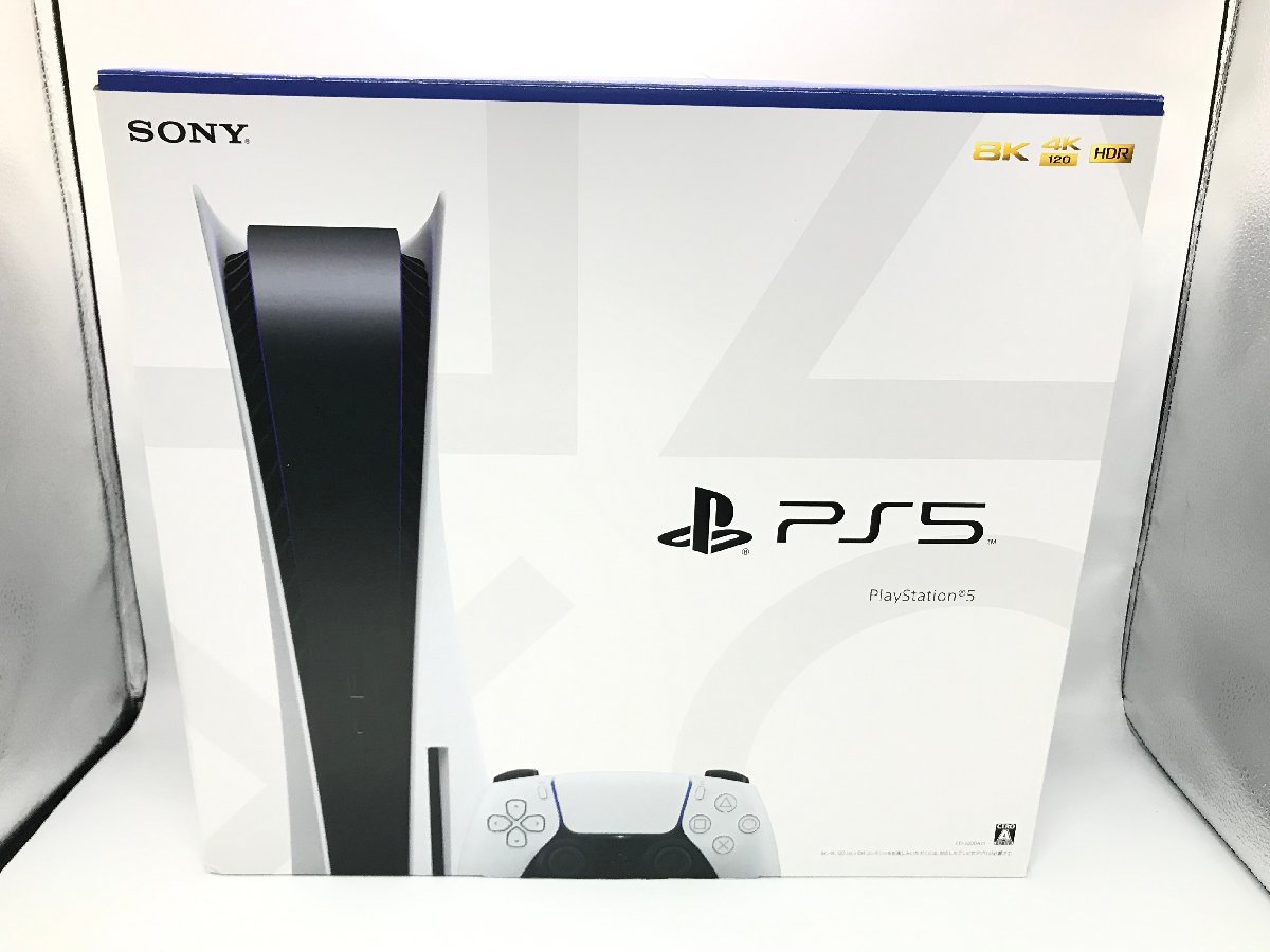 PS5 Plyastation5 本体 通常版 ディスクドライブ搭載モデル CFI-1000A 825GB SONY プレステ5 ゲーム機 ※購入証明書無 良品 [297-2S1]