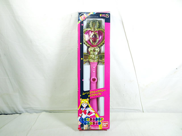  beautiful goods Bandai Pretty Soldier Sailor Moon spiral Heart moon rod 