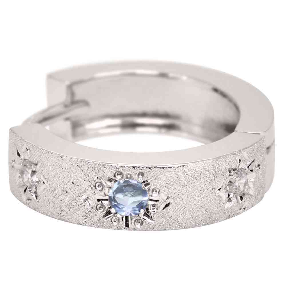 ピアス メンズ リング フープピアス 片耳 18金 18k 中折れ式