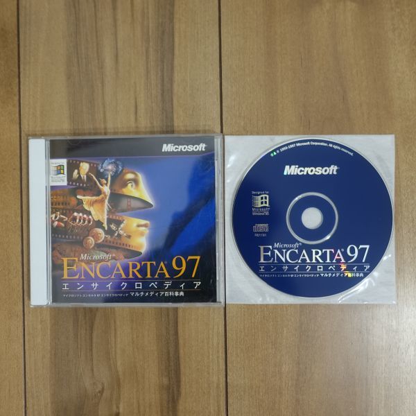 Microsoft ENCARTA 97 encyclopedia マルチメディア百科事典 Windows 動作品_画像1