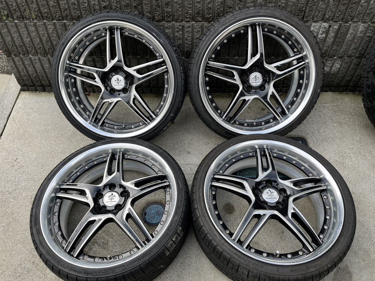 work デュランダル ホイール 8j+45 5H100 タイヤ 215/35R19 ワーク