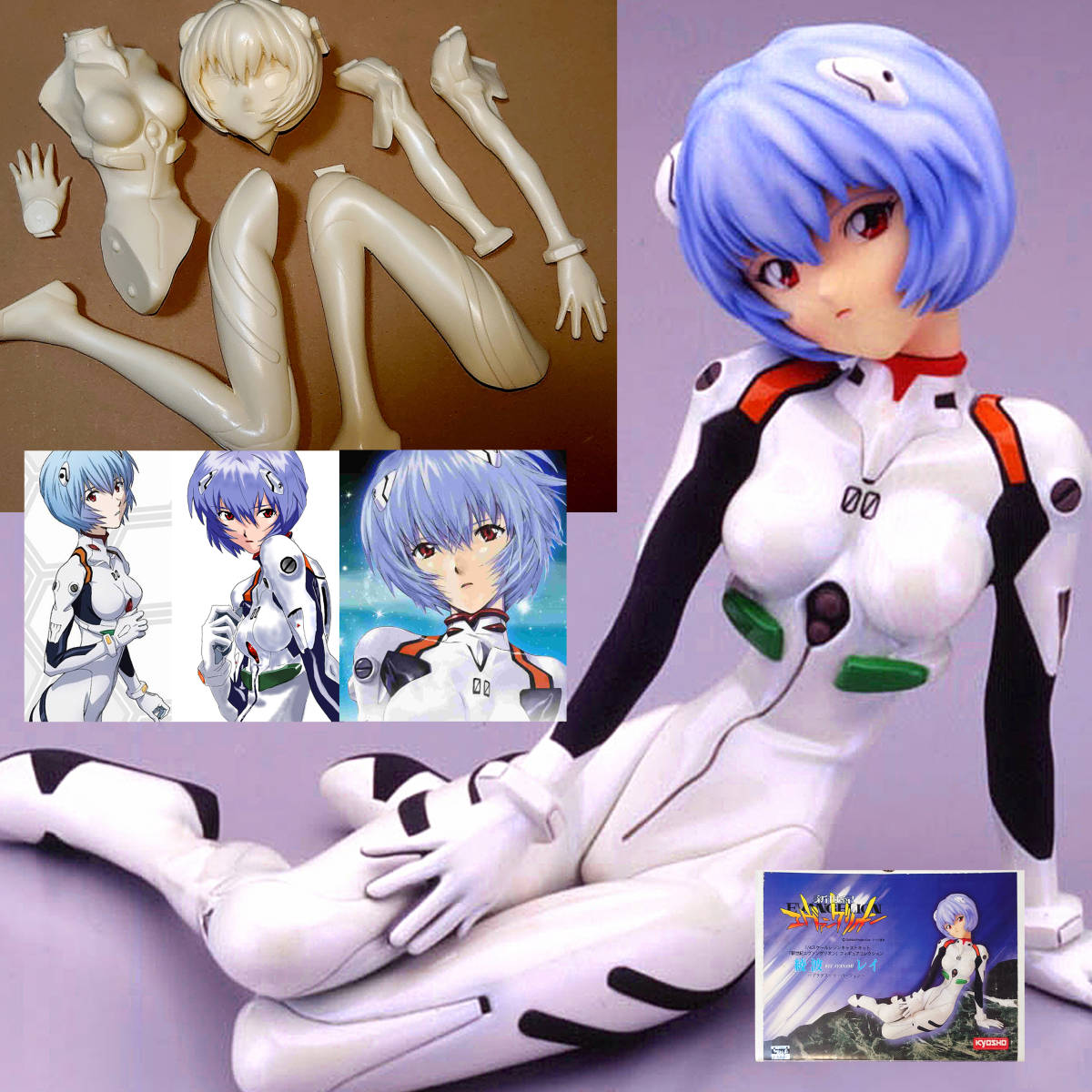 約40cm BIGサイズ! 1/4 テレビ版 綾波レイの最高峰 約40cm BIGサイズ! 1/4 テレビ版 綾波レイの最高峰