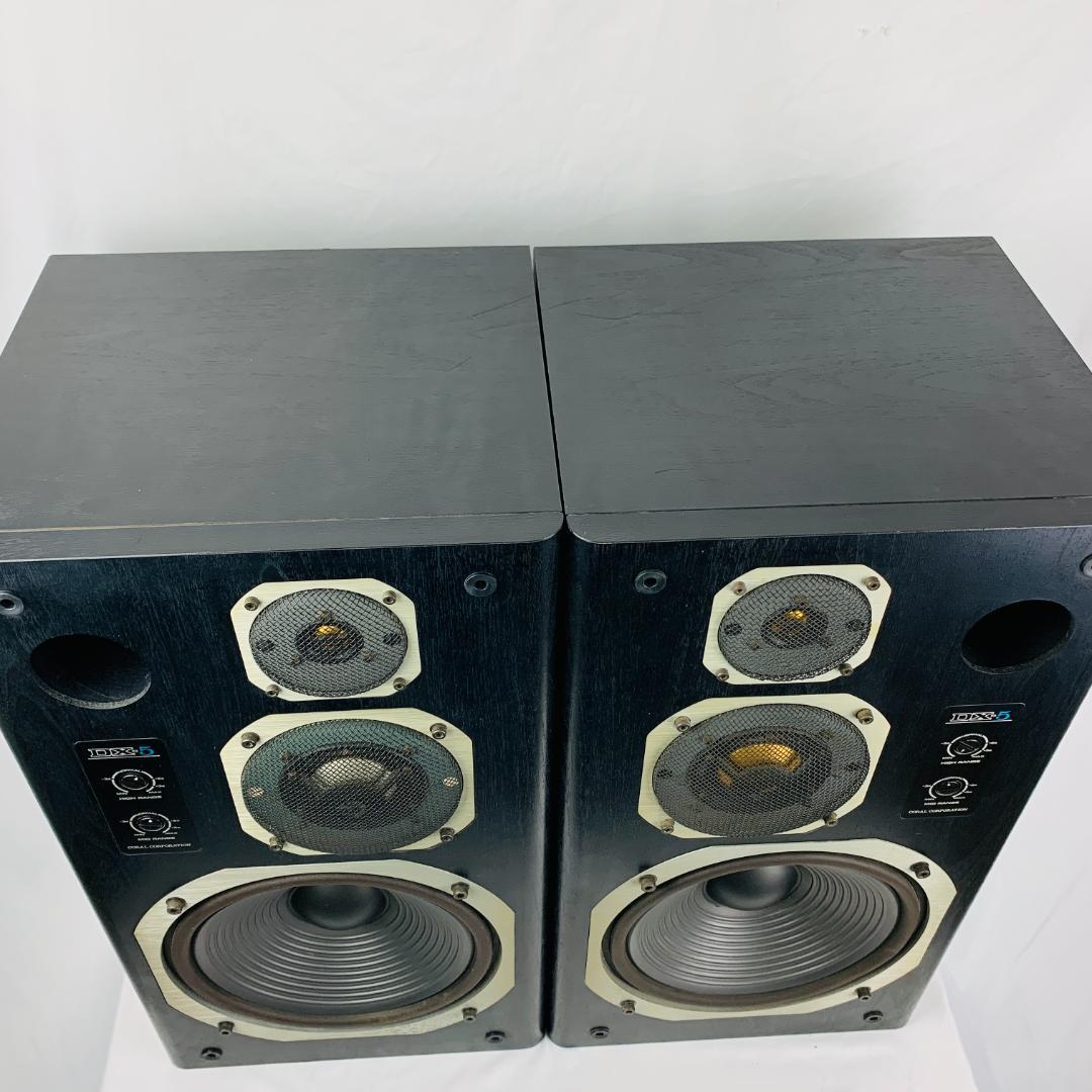 コーラル CORAL スピーカー DX-5 2台 オーディオ機器 端子 難あり-