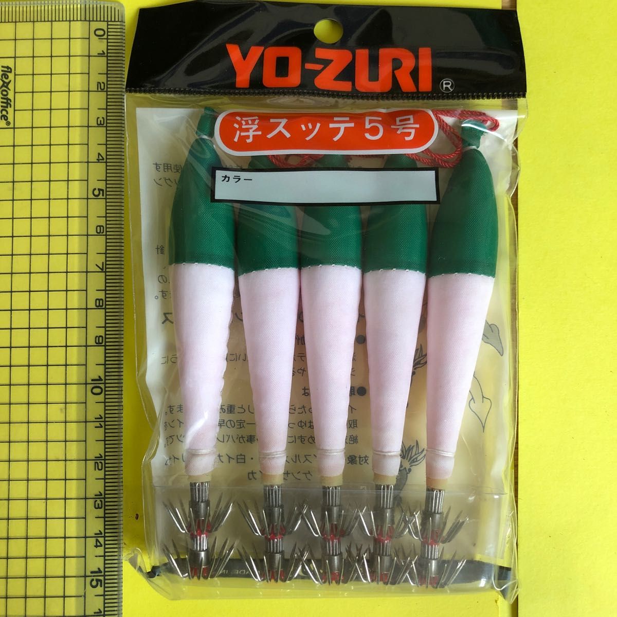 No.574 ヨーズリ浮きスッテ5号　50本セット         未使用品　限定出品　希少品　セール品