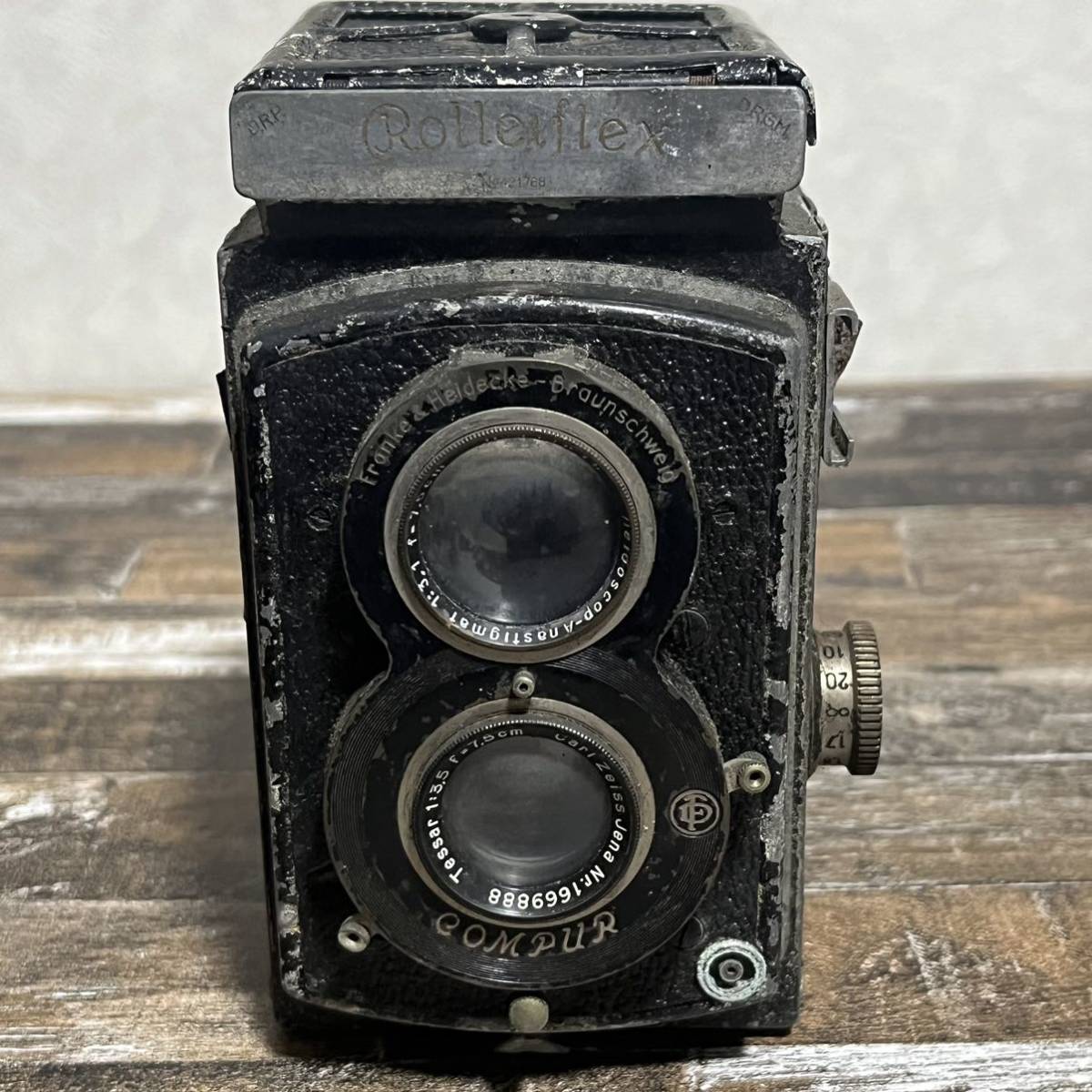 希少 二眼レフカメラ Rolleiflex Standard Tessar75mm ローライ