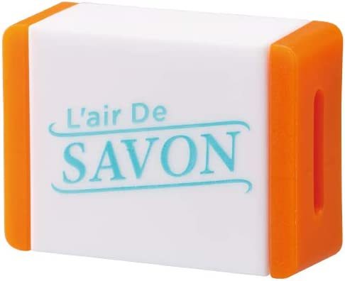 新品 送料無料 4個セット ハンディファン L'air De SAVON レールデュサボン クリップフレグランスforファン イノセントタイム オレンジ 