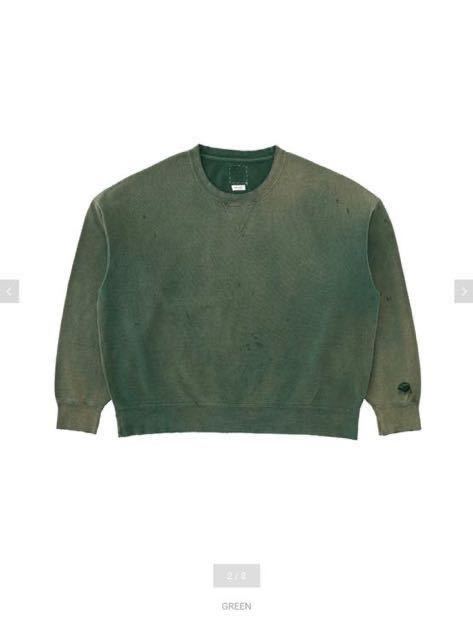 visvim 22AW AMPLUS SB SWEAT L/S CRASH