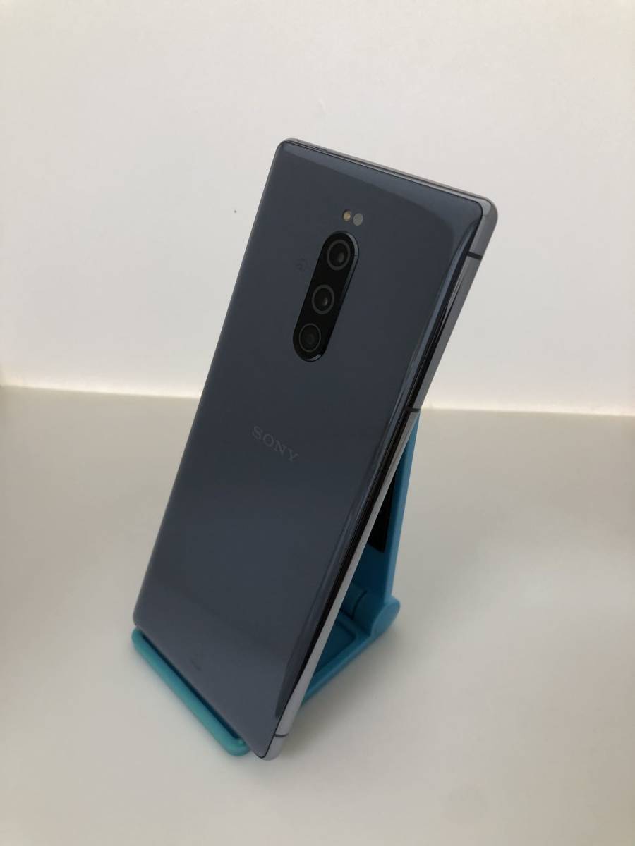 新品同様5796』SOV40 Xperia 1 グレー ロック解除済み-
