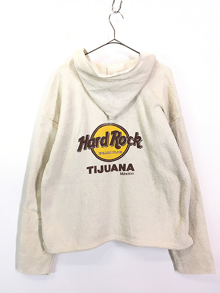 古着 90s Mexico製 Hard Rock Cafe 「TIJUANA」 ハードロック メキシカン パーカー ジャケット L 古着_画像4