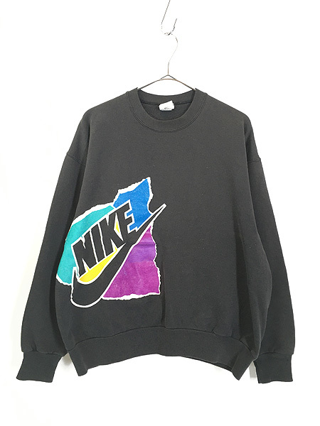 お見舞い NIKE USA製 90s 古着 カラフル 古着 L トレーナー スウェット