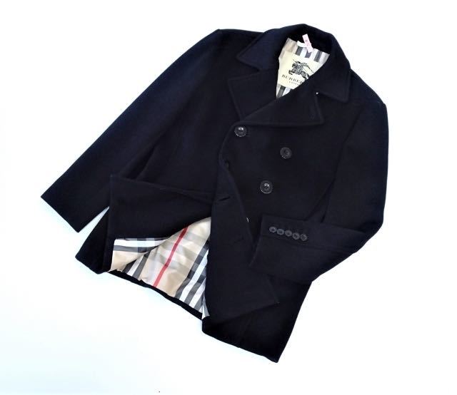美品【Burberry London|バーバリーロンドン】カシミヤブレンドウール
