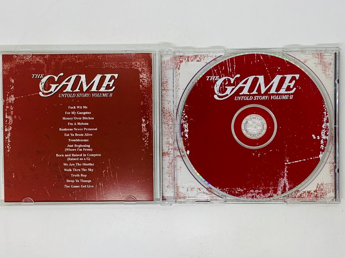 即決CD THE GAME UNTOLD STORY VOLUME II 2 / For My Gangstaz , I'm A Mobsta / アルバム Z25_画像3