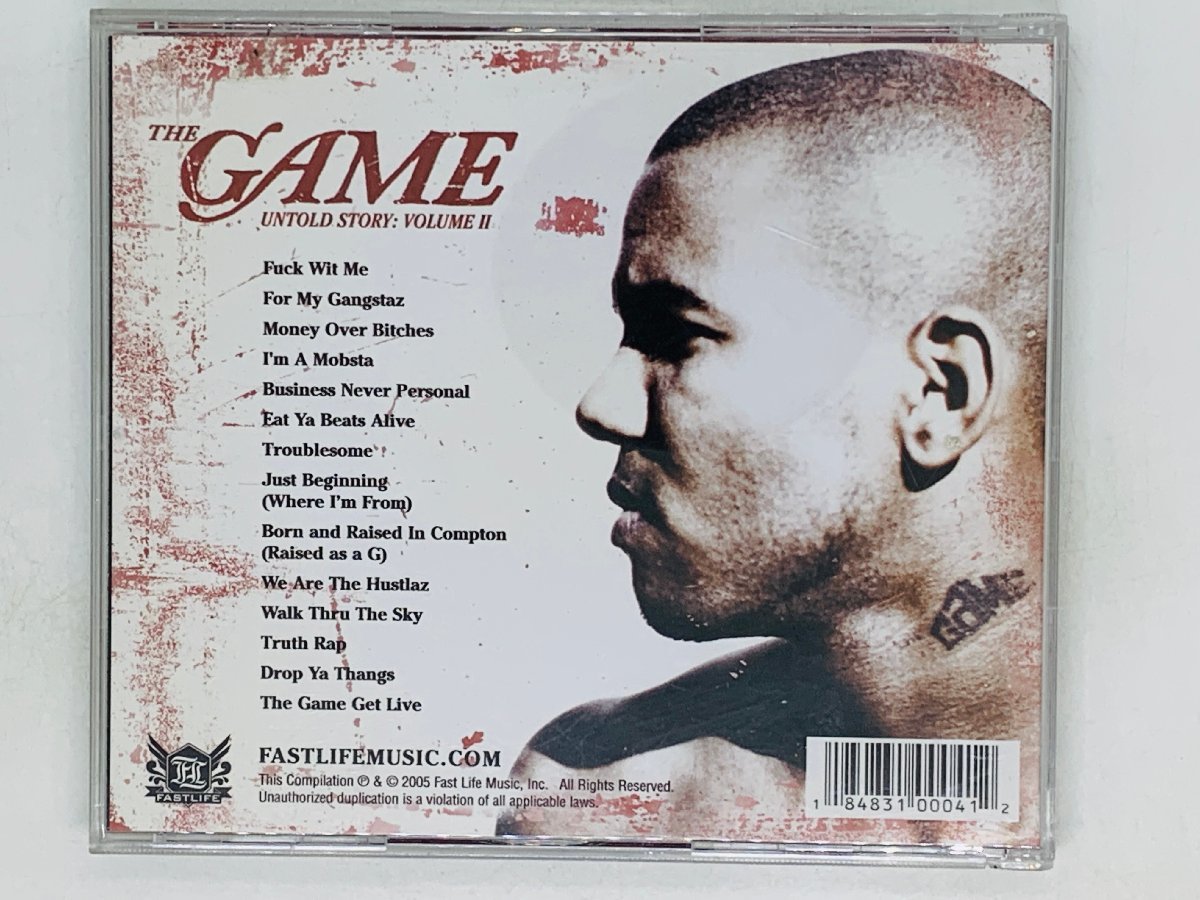即決CD THE GAME UNTOLD STORY VOLUME II 2 / For My Gangstaz , I'm A Mobsta / アルバム Z25_画像2
