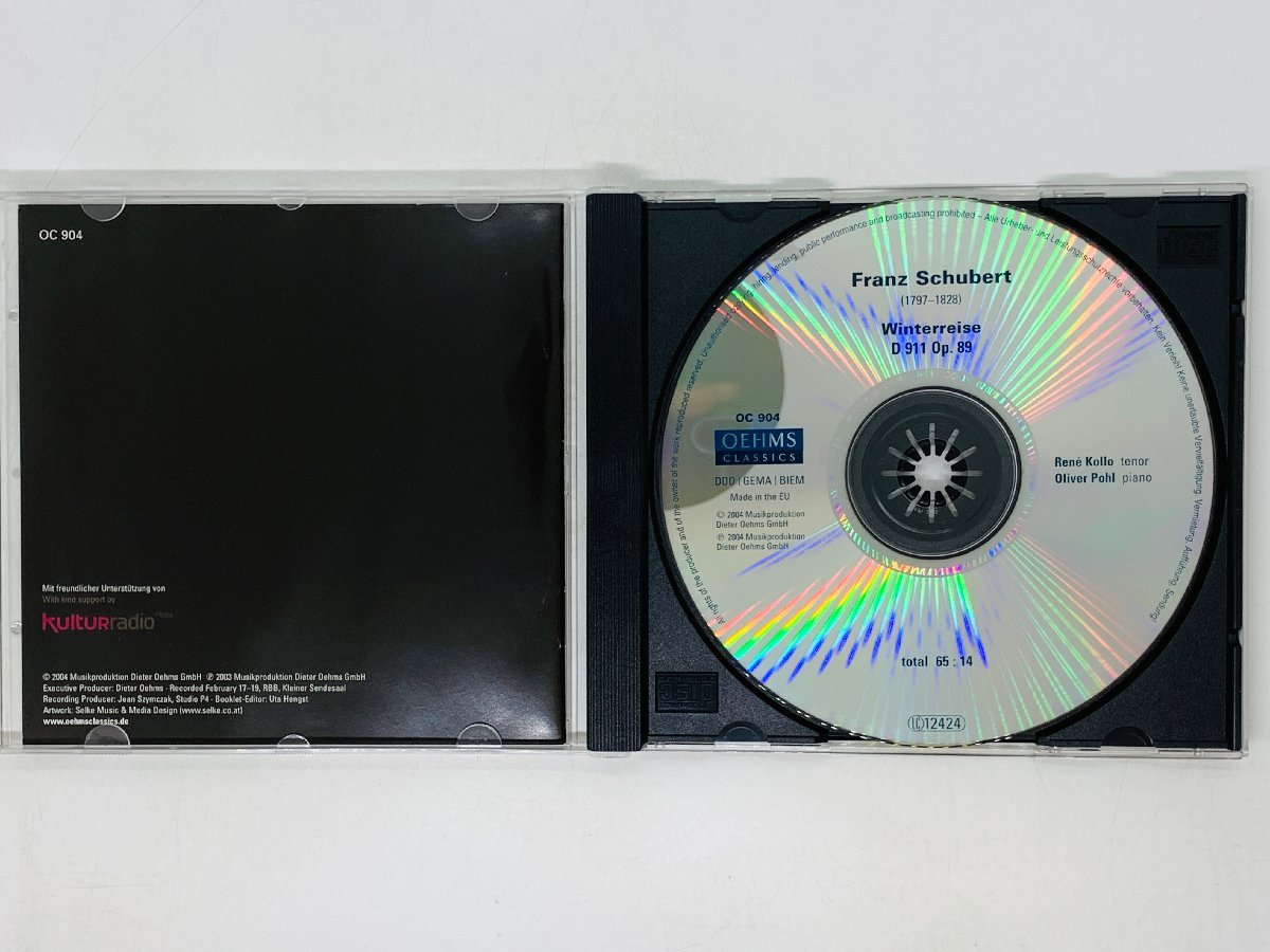 即決CD Rene Kollo Franz Schubert / Oliver Pohl Winterreise / アルバム V02_画像3