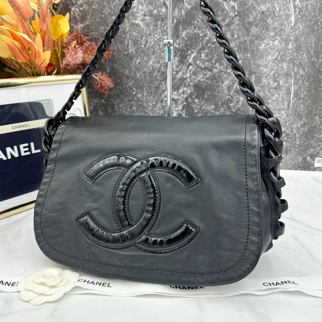 CHANEL レア‼️ 美品‼️ ヴィンテージシャネル、デカココ、大きい-