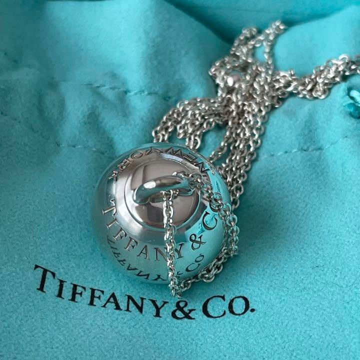 【未使用品】TIFFANY&Co.ティファニー ネックレス ハードウェア HardWear Ball Pendant