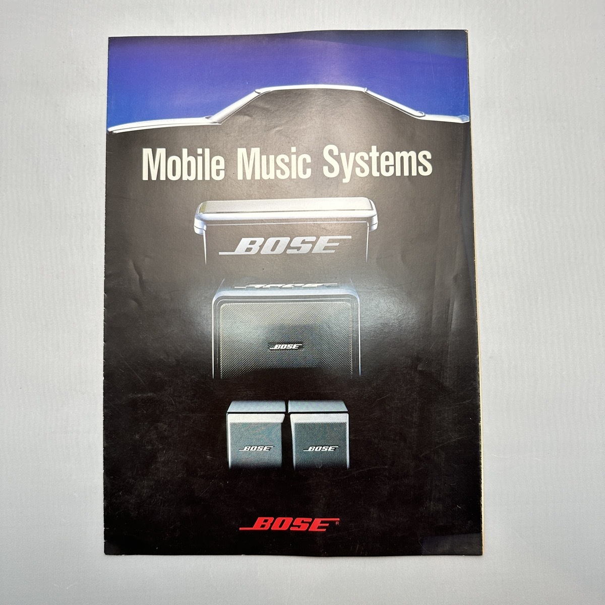 BOSE モバイルミュージックシステム カーオーディオ カタログ 当時物　1988年　1980年代_画像1