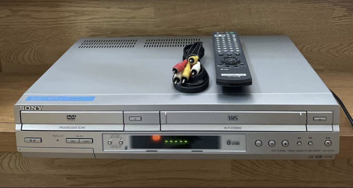 SONY DVD/VHS一体型 SLV-D373P ビデオデッキ-