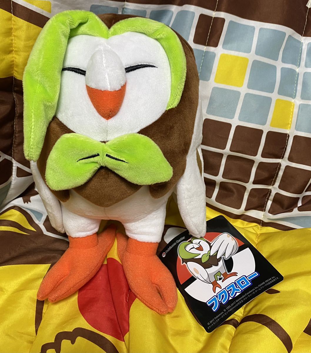 ヤフオク! - ポケットモンスター ぬいぐるみ フクスロー ポケモンセンタ...