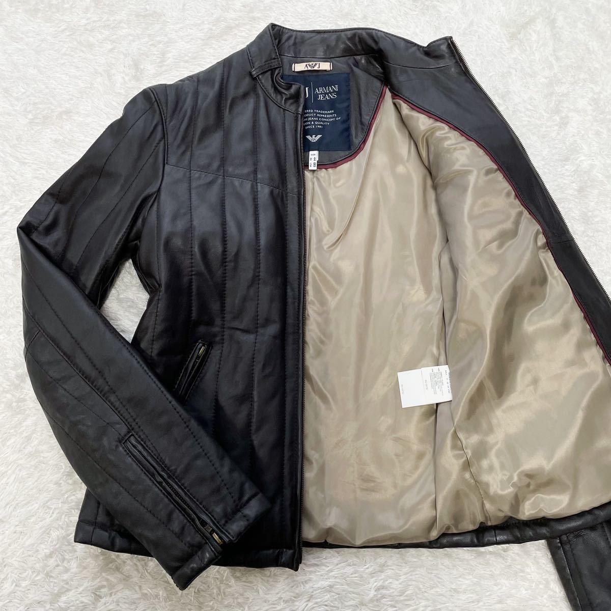 恵みの時 【極美品】ARMANI JEANS レザージャケット