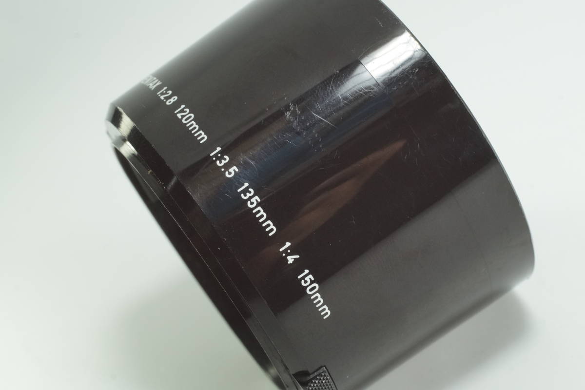 plnyeA007[並品 送料無料] SMC PENTAX 120／ 2.8 135／ 3.5 4 ／150 レンズフード（52mm径）_画像1