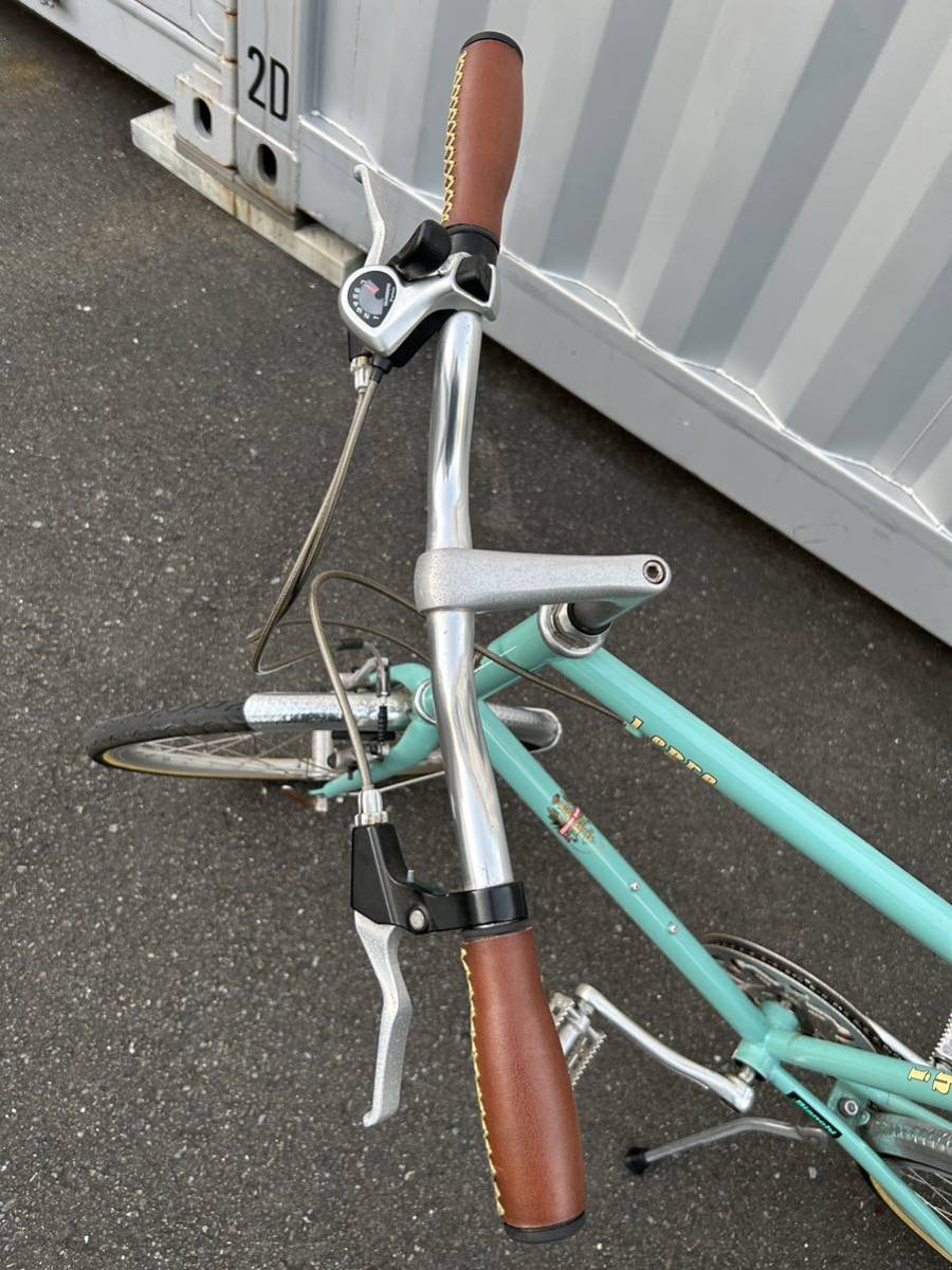 Bianchi ビアンキ ミニベロ Lepreチェレステ SHIMANO シマノ 7段変速 ...