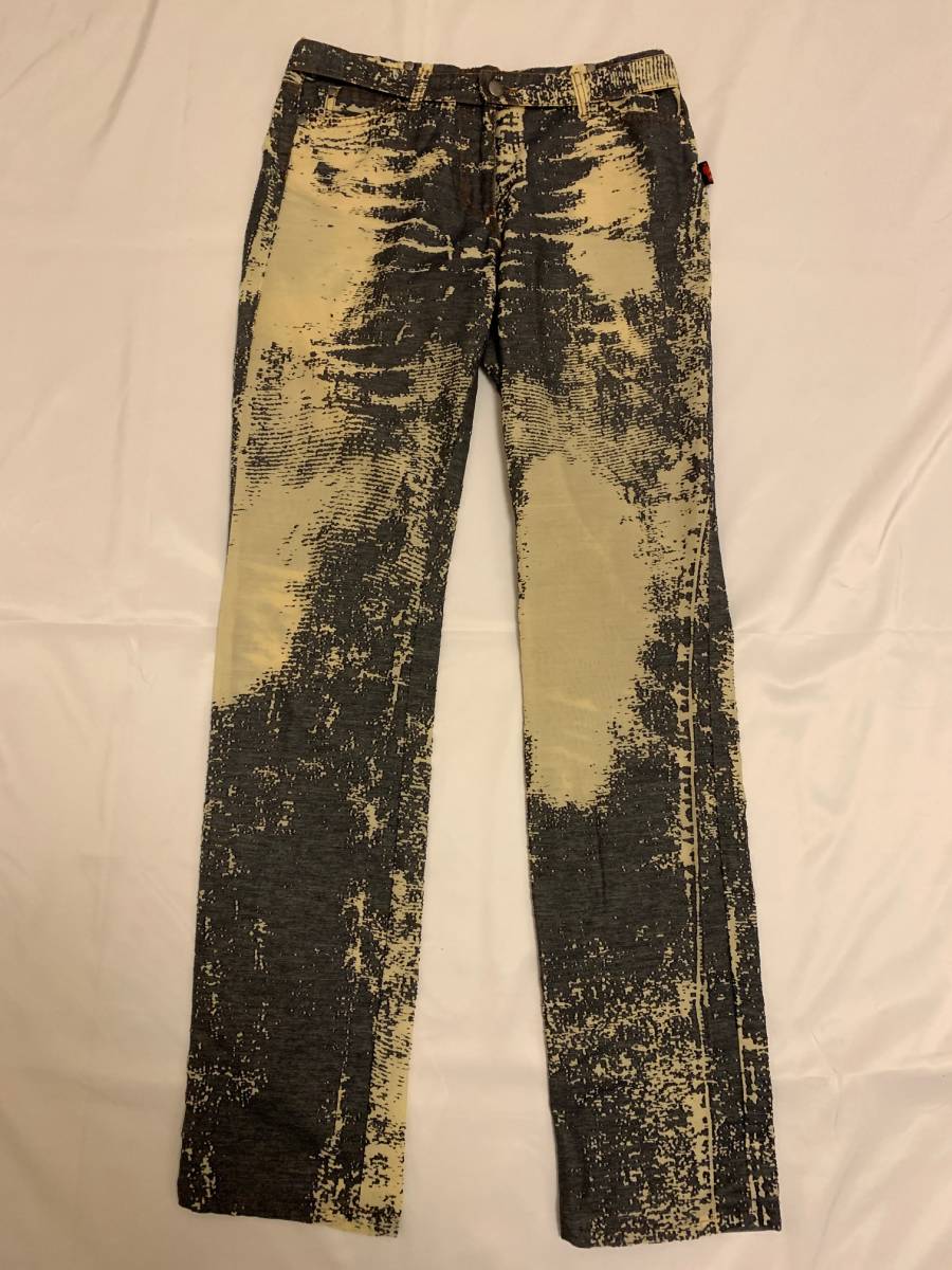 Jean Paul GAULTIER ジャンポールゴルチエ ゴルチェ　JPG JEANS ボトムス　パンツ　透け感　アーカイブ　archive pants