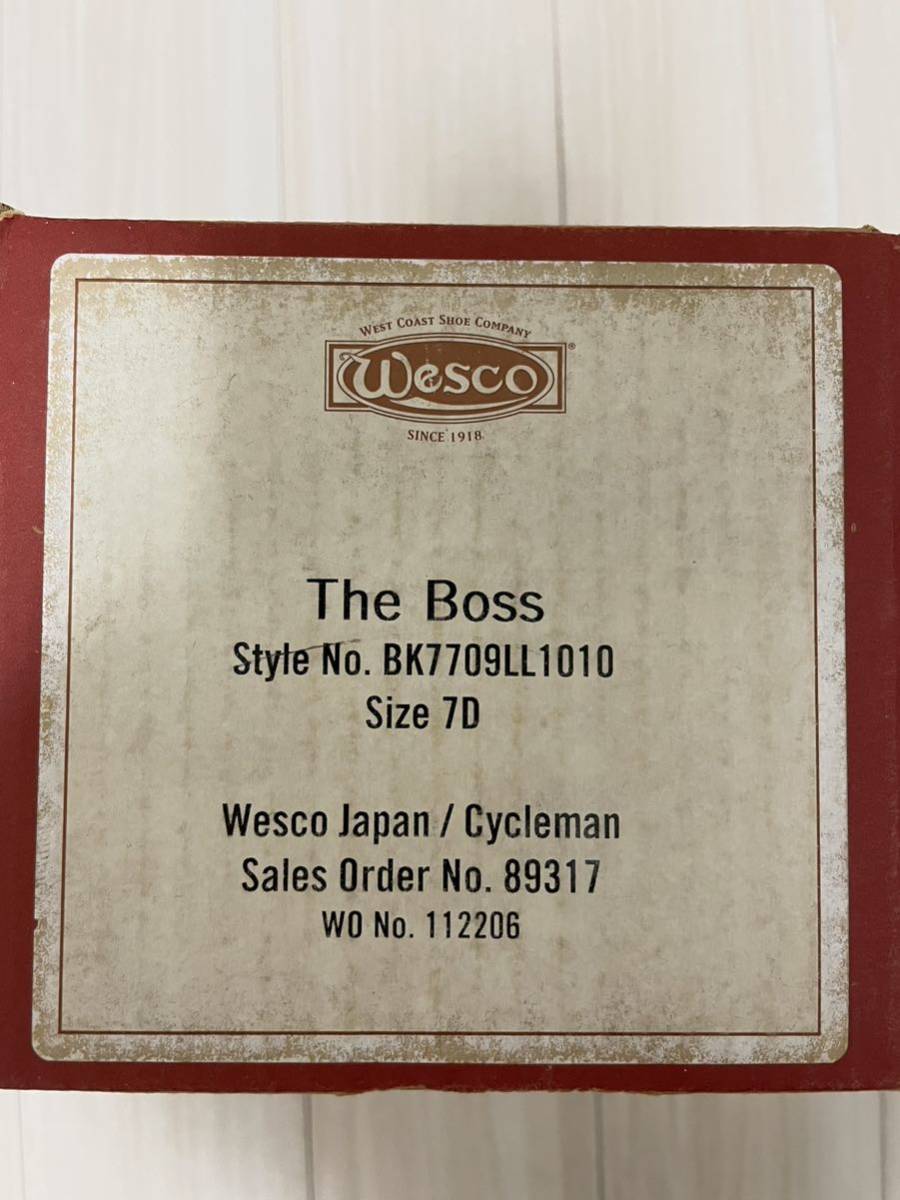 WESCO ウエスコ BOSS ボス　カスタム　ブラック　7D_画像10