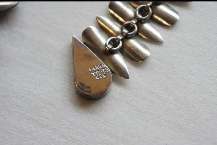 ヴィンテージ taxco mexican jewelry/シルバーブレスレットビンテージ
