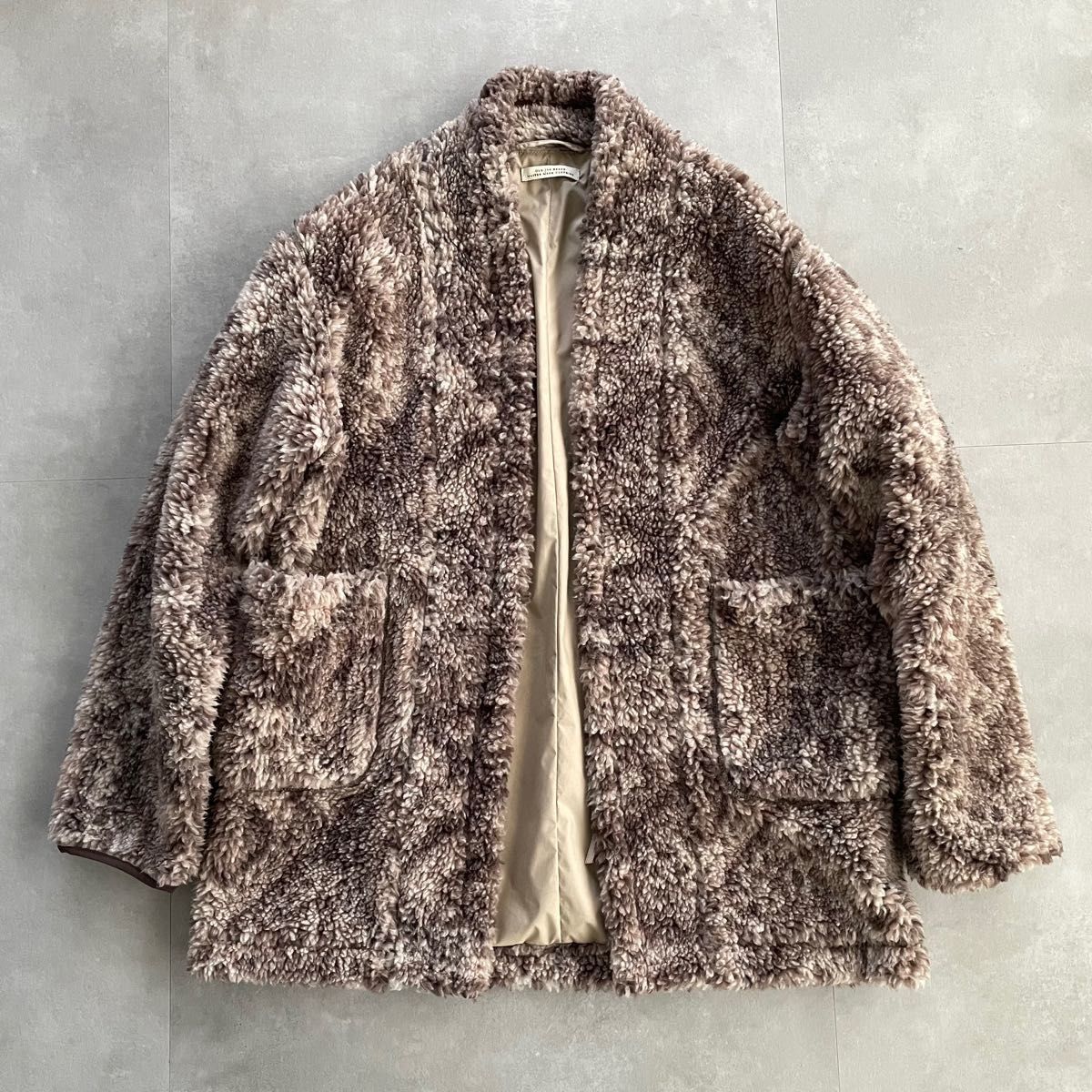 OLDJOE ARABESQUE PILE GAWN フリース ガウンジャケット