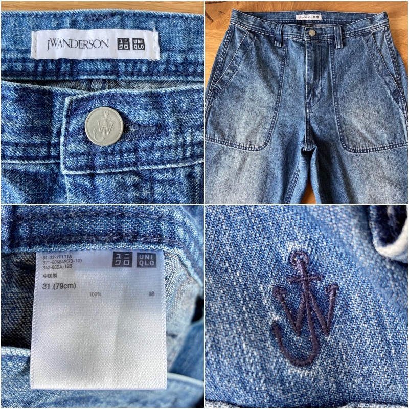 美品 UNIQLO × J W ANDERSON ユニクロ × アンダーソン デニム 美品 UNIQLO × J W ANDERSON ユニクロ × アンダーソン デニム