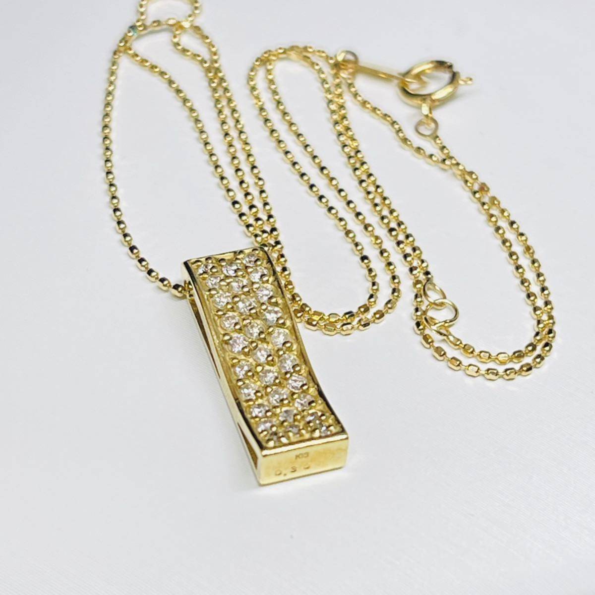◇K18 0.3カラット ネックレス ダイヤモンドネックレス チェーン