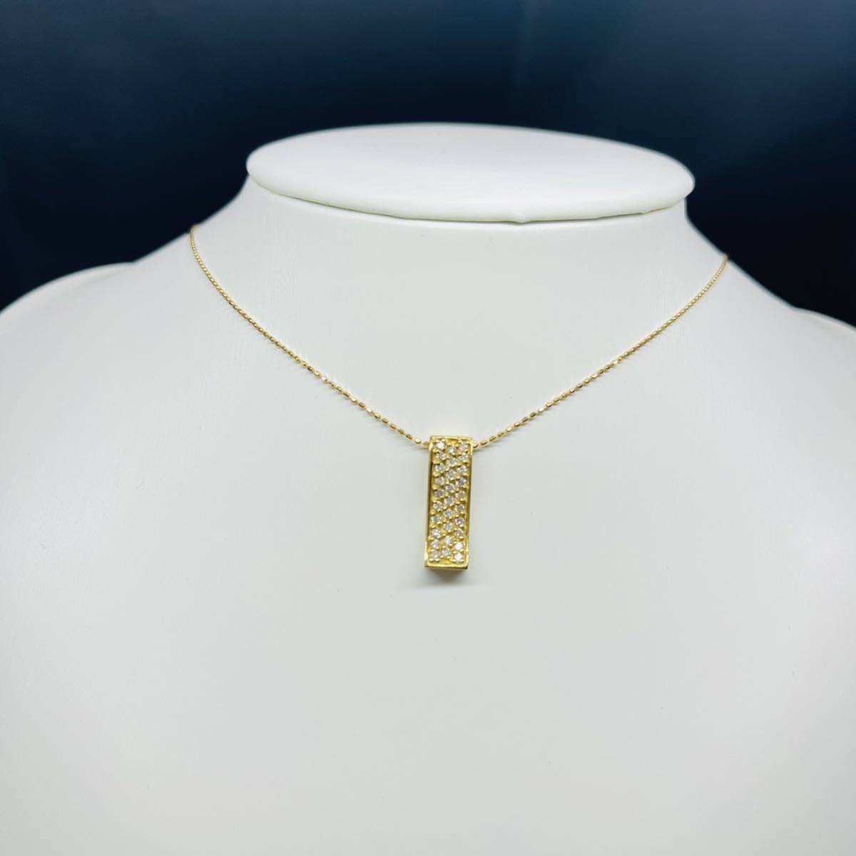 ◇K18 0.3カラット ネックレス ダイヤモンドネックレス チェーン