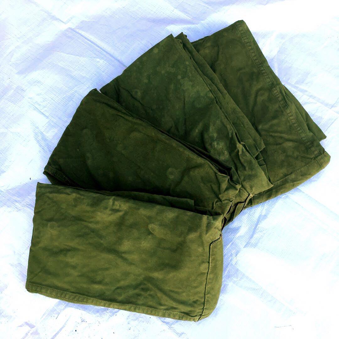 ■希少■ノルウェー軍　軍幕　テントシート4枚■ブッシュクラフト パップテント03 テント/タープ 若者の大愛商品